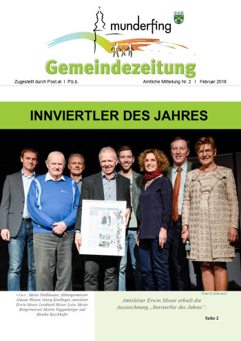Cover Gemeindezeitung Feber 2018